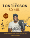 60 Minute 1 on 1 Vocal Lesson